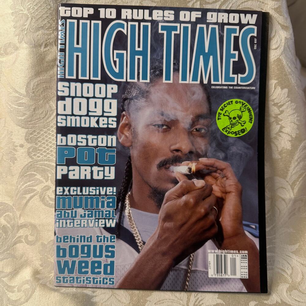 High Times Magazine Jan 2000 Snoop Dogg Cover Counterculture Weed Issue